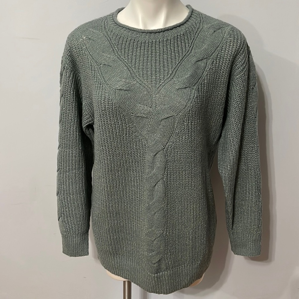 Lauren Conrad Blue Green Sweater, Size Small